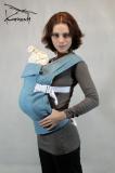 слингорюкзак 39КБ Шарфорюкзак из шарфа Didymos Indio Gold-Natur, крашенного в бирюзу. Очень ровная талантливая покраска!

100% хлопок