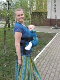 слингорюкзак 116КБ Слинг-рюкзак из Didymos Nautilus Aqua

100% хлопок