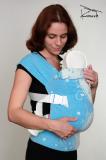 слингорюкзак 40КБ Эрго рюкзак из шарфа Natibaby rivea blue 

70% бамбук,

30% хлопок